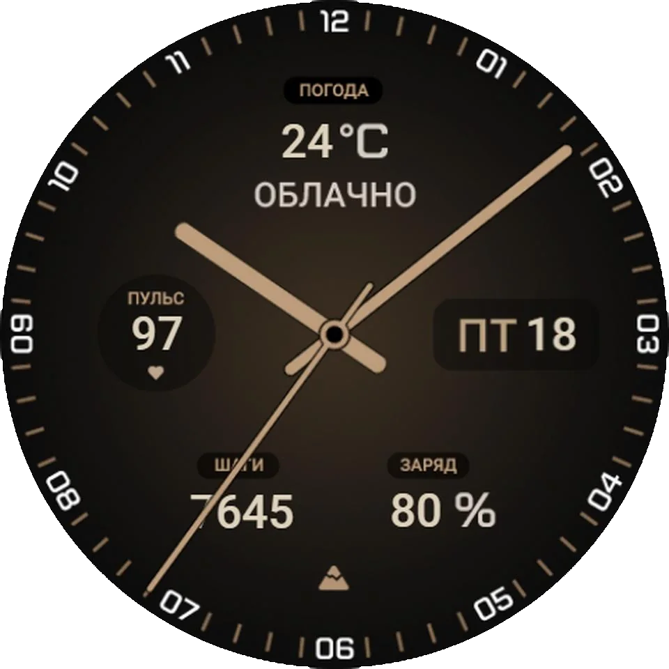 Циферблат Classic W3 RU