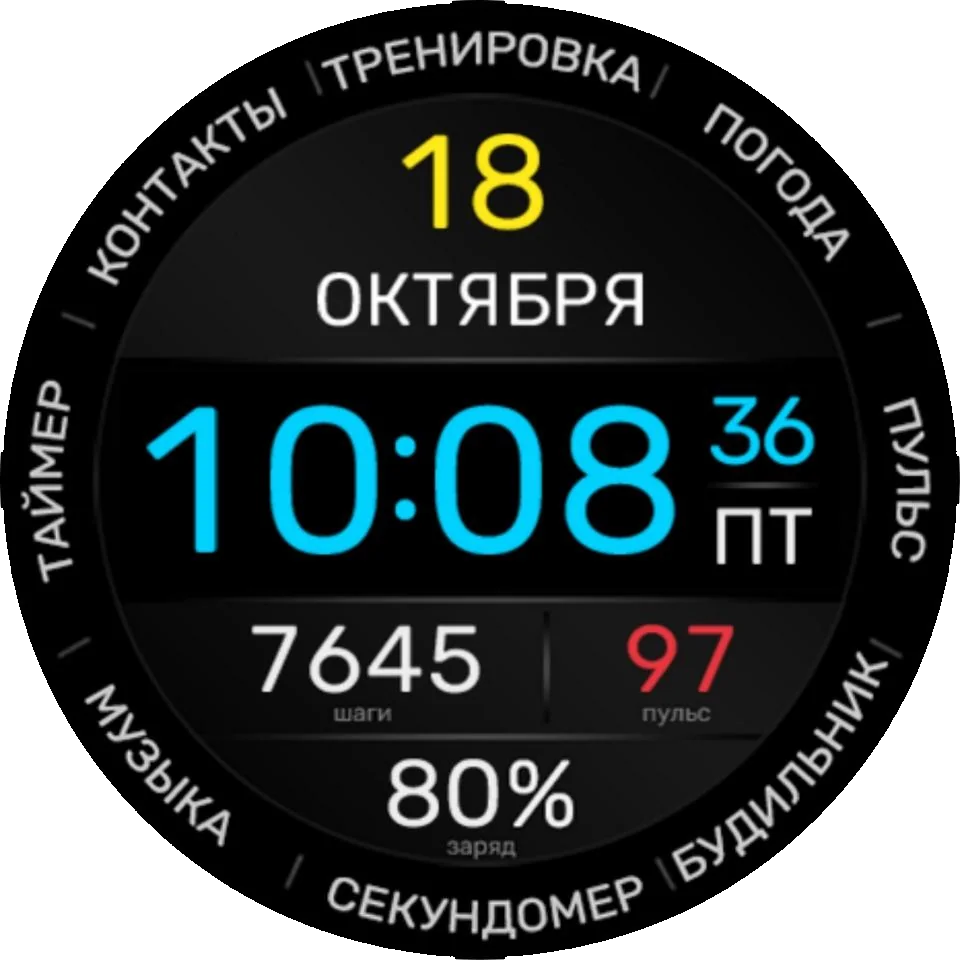 Циферблат Stamp IV RUS