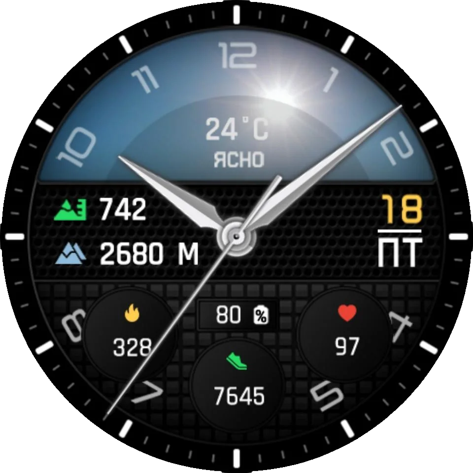 Циферблат Weather RUS
