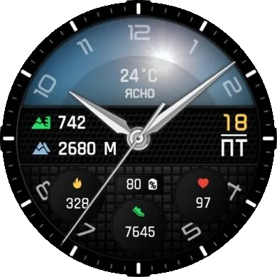 Циферблат Weather RUS